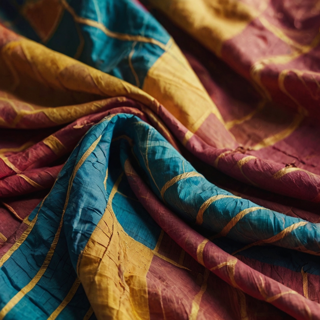 A burst of color in every thread: a stunning madras fabric